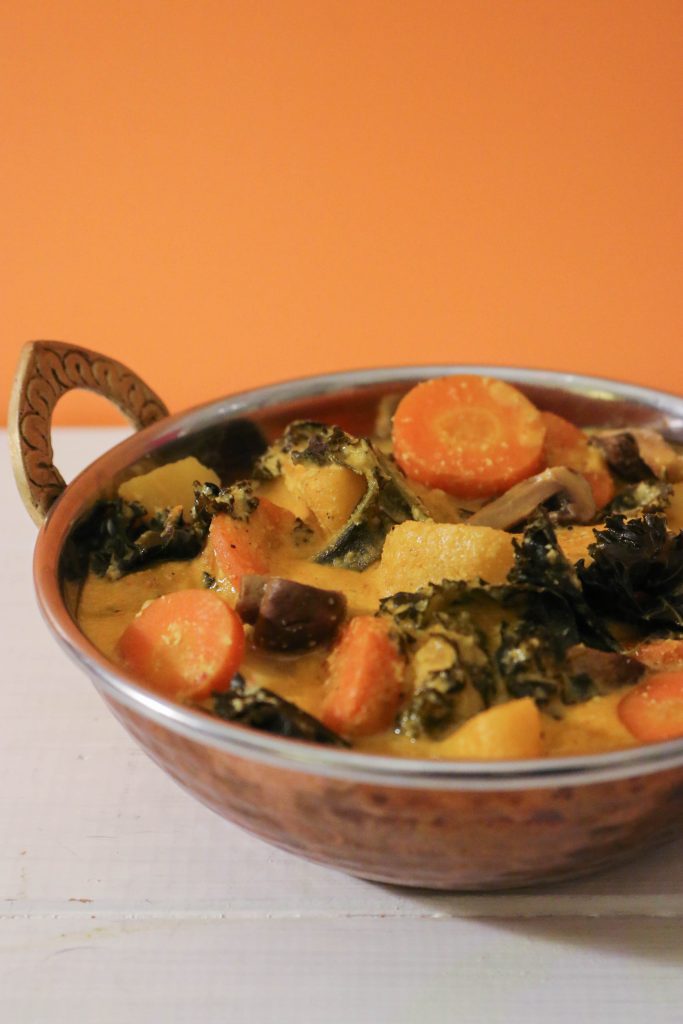 Légumes korma { végane } Rose Citron