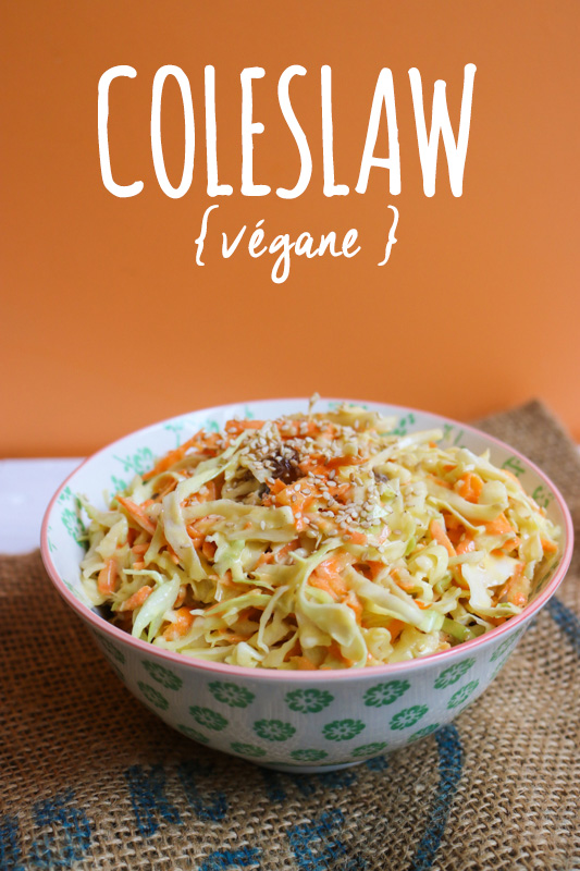 recette coleslaw mayonnaise vegan