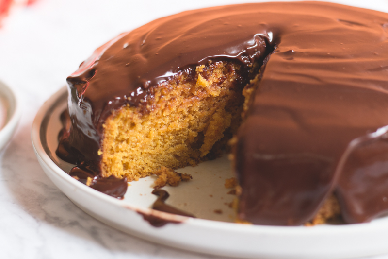 recette de gâteau à la courge butternut vegan