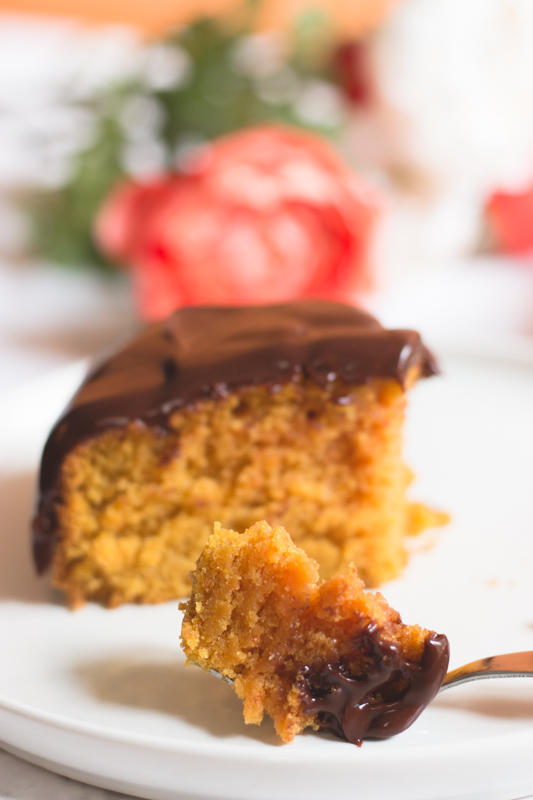 recette de gâteau à la courge butternut vegan