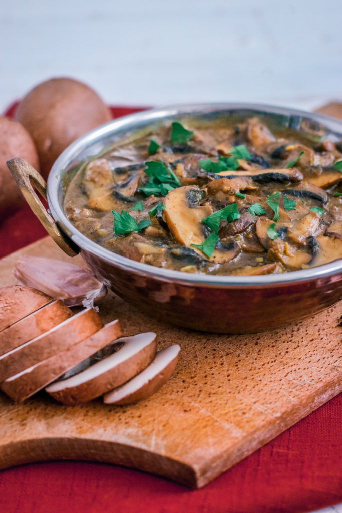 recette curry indien champignon vegan